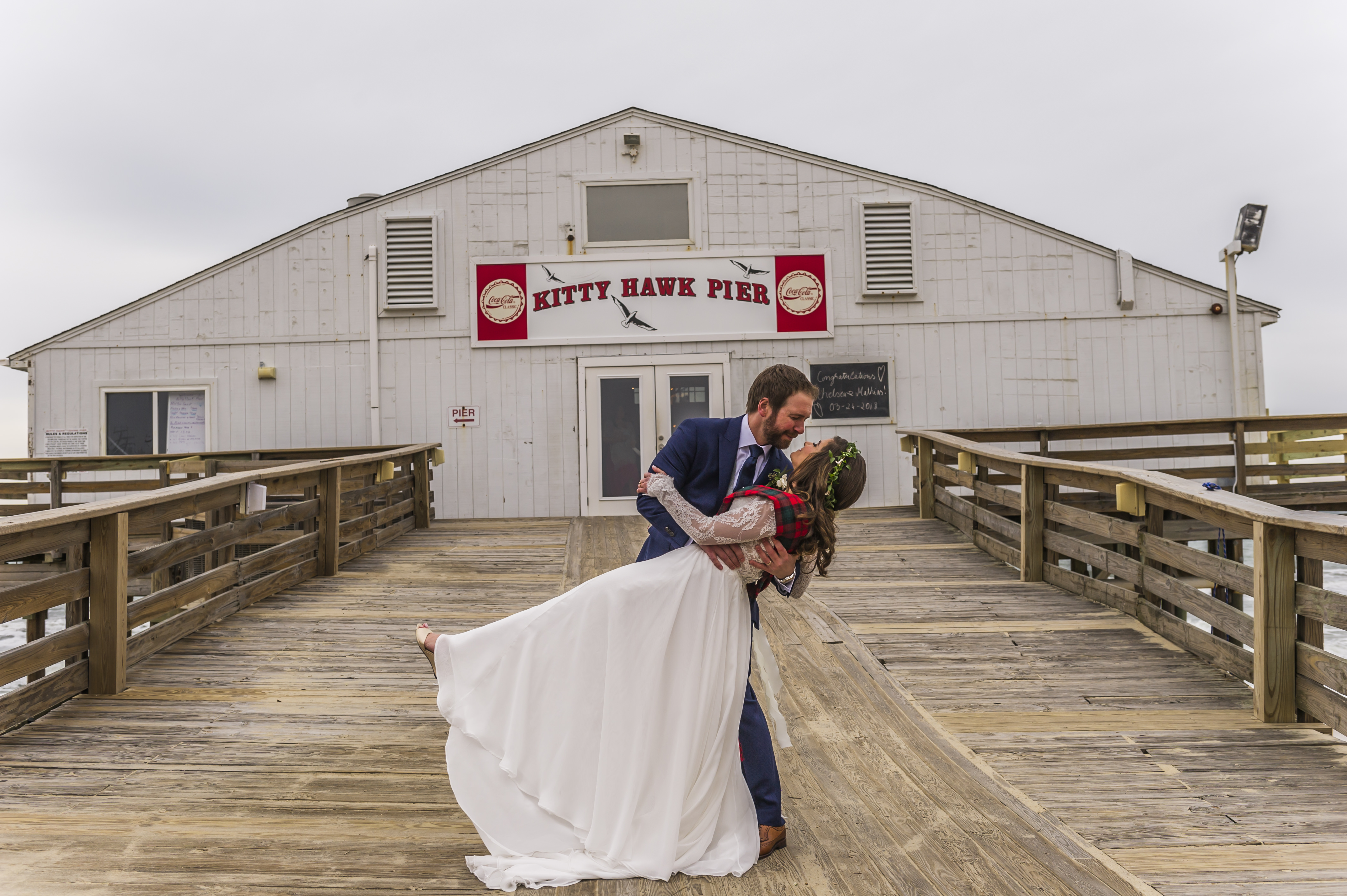 Kitty Hawk Pier Wedding