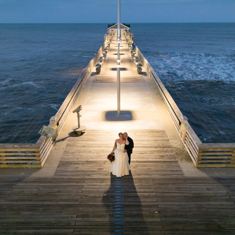 Jennette’s Pier Wedding | Jenell & Jeremy | Nags Head Wedding